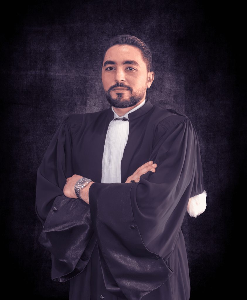 Portrait de Maître Hamza KANOUNI HASSANI , avocat au cabinet HK à Casablanca